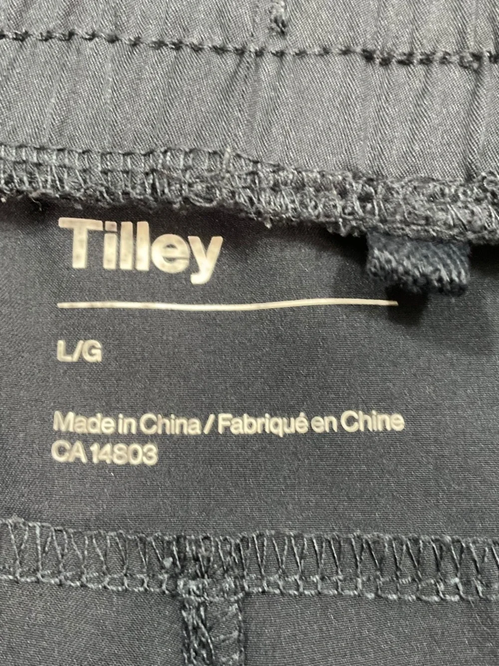 Tilley Women’s Large navy Blue tech Jogger Pants Stretch Travel Athleisure - Picture 11 of 11